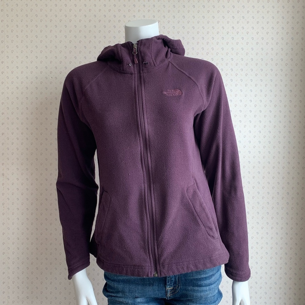 The North Face Plum Full Zip Fleece Jacket sz Medium PW5